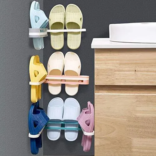 1122 Multifunction Folding Slippers/Shoes Hanger Organizer Rack