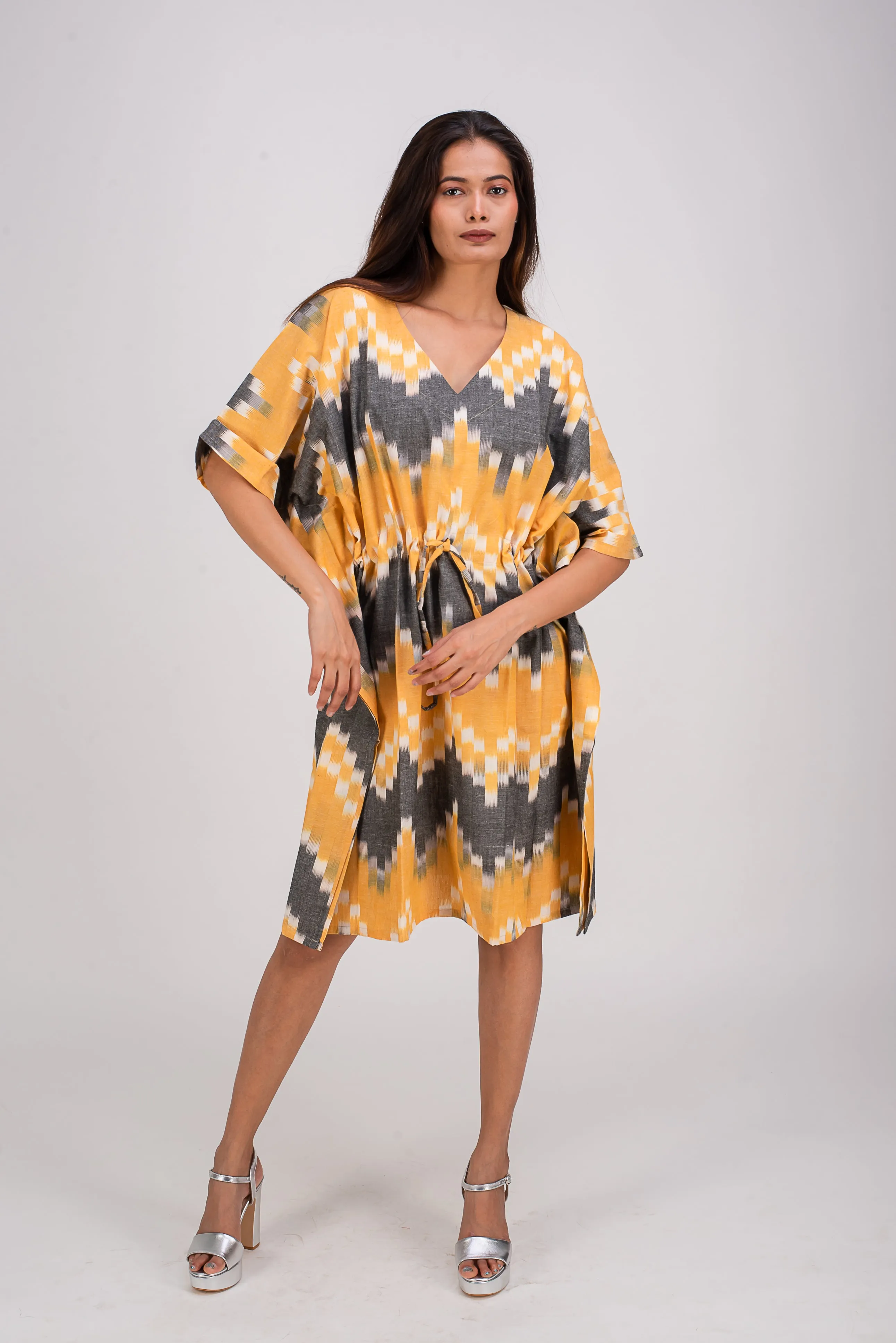 510-316 Whitelotus "Sony" Kaftan Knee Length Women's Dress