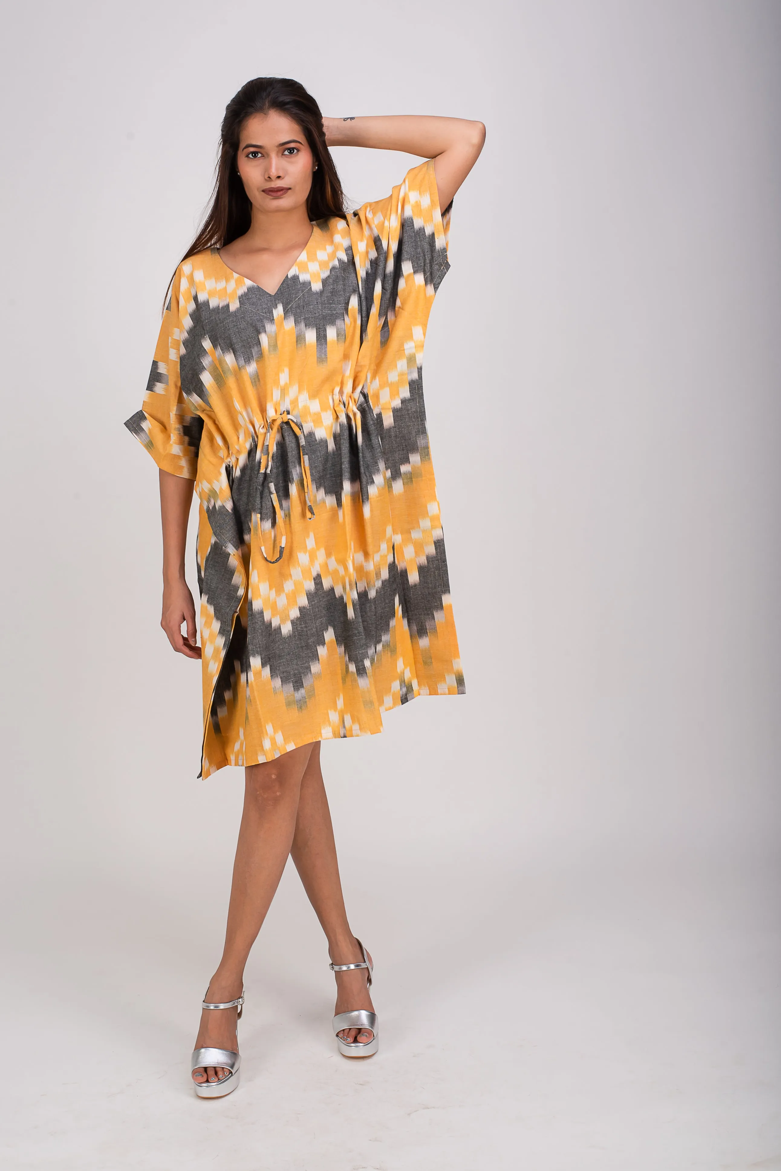 510-316 Whitelotus "Sony" Kaftan Knee Length Women's Dress