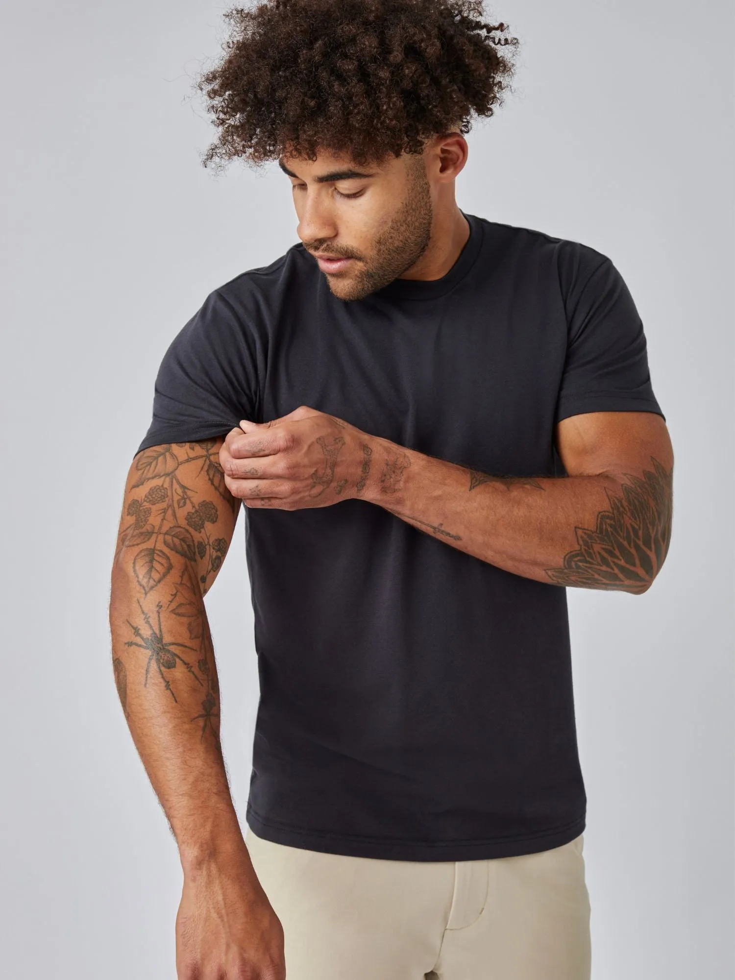 Anchor Black Crew Neck