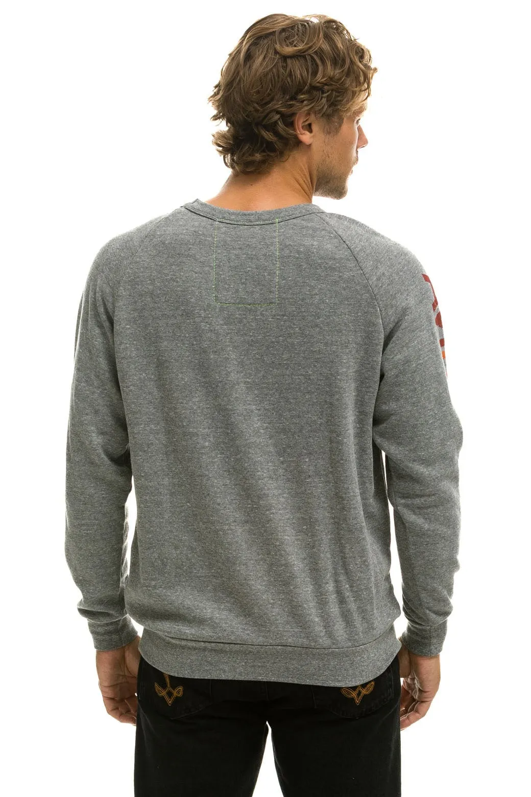 AVIATOR NATION MILL VALLEY SWEATSHIRT - HEATHER GREY