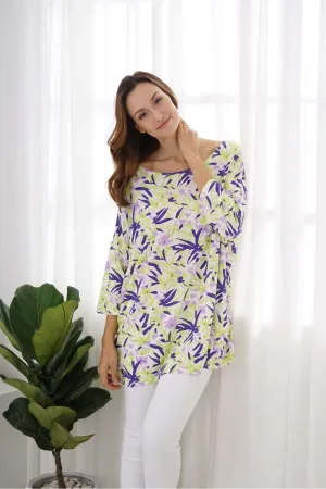 Bamboo Floral Print Top