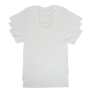 Basic All-White Blank T-Shirt 3-Pack