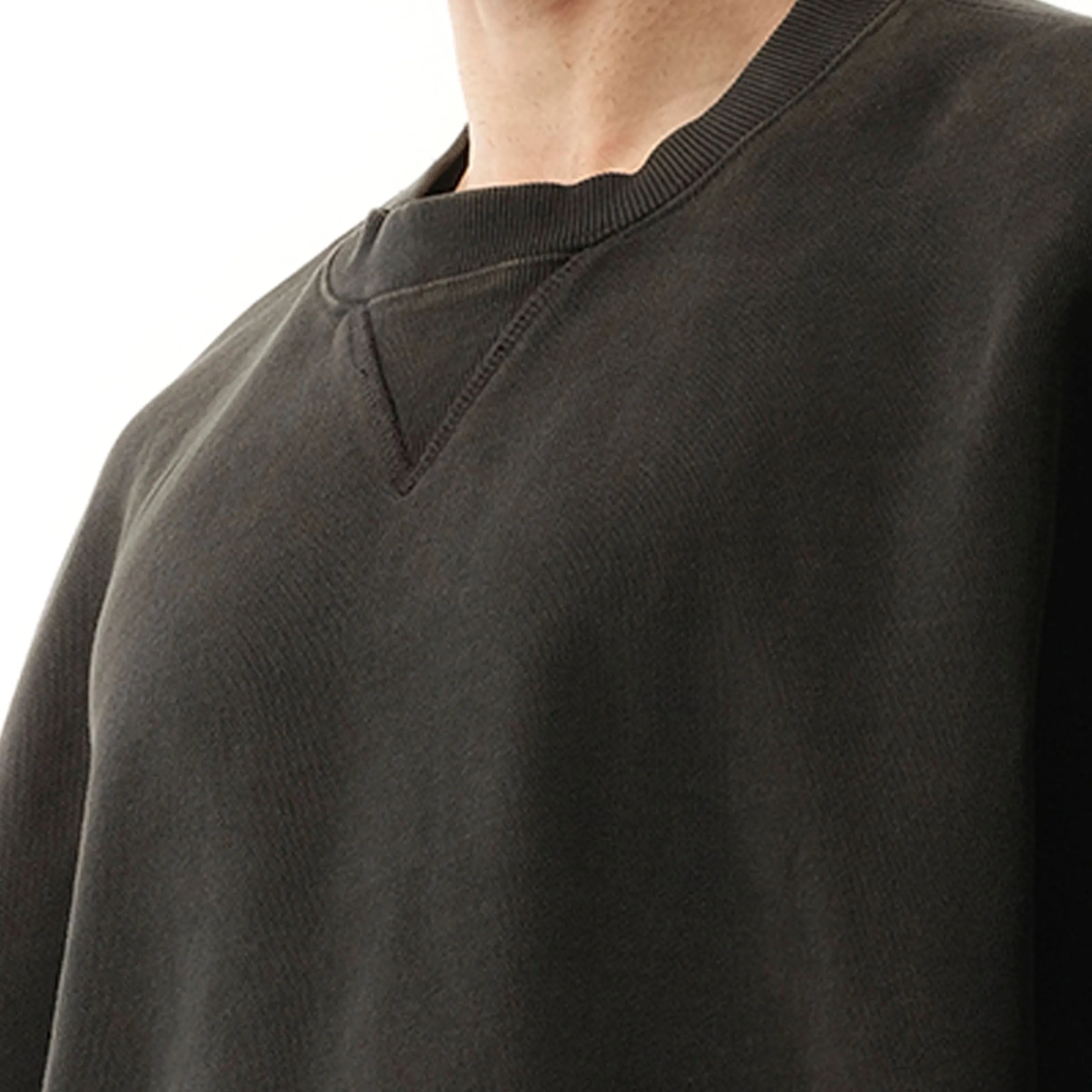 Box Sweatshirt in Washed Black