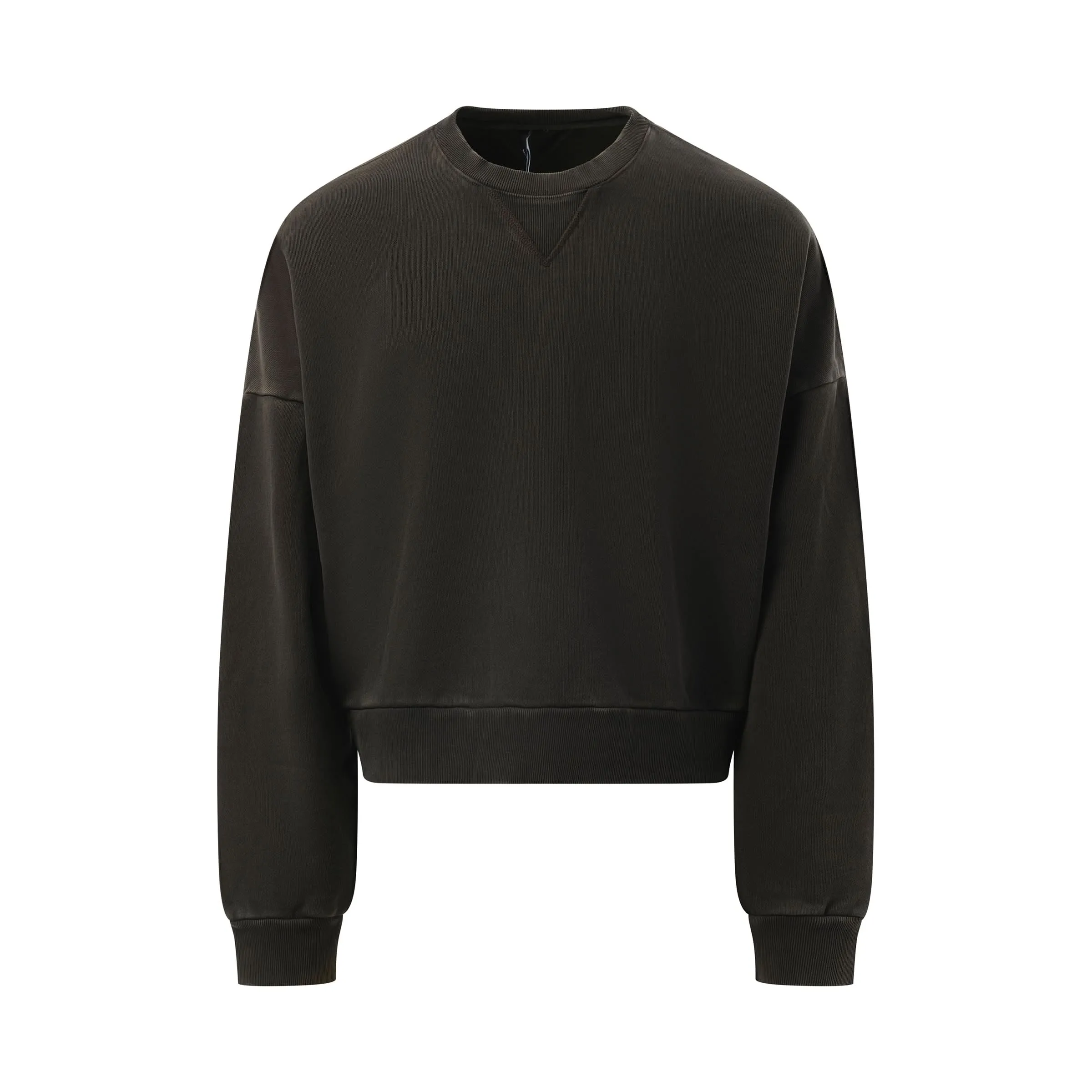 Box Sweatshirt in Washed Black