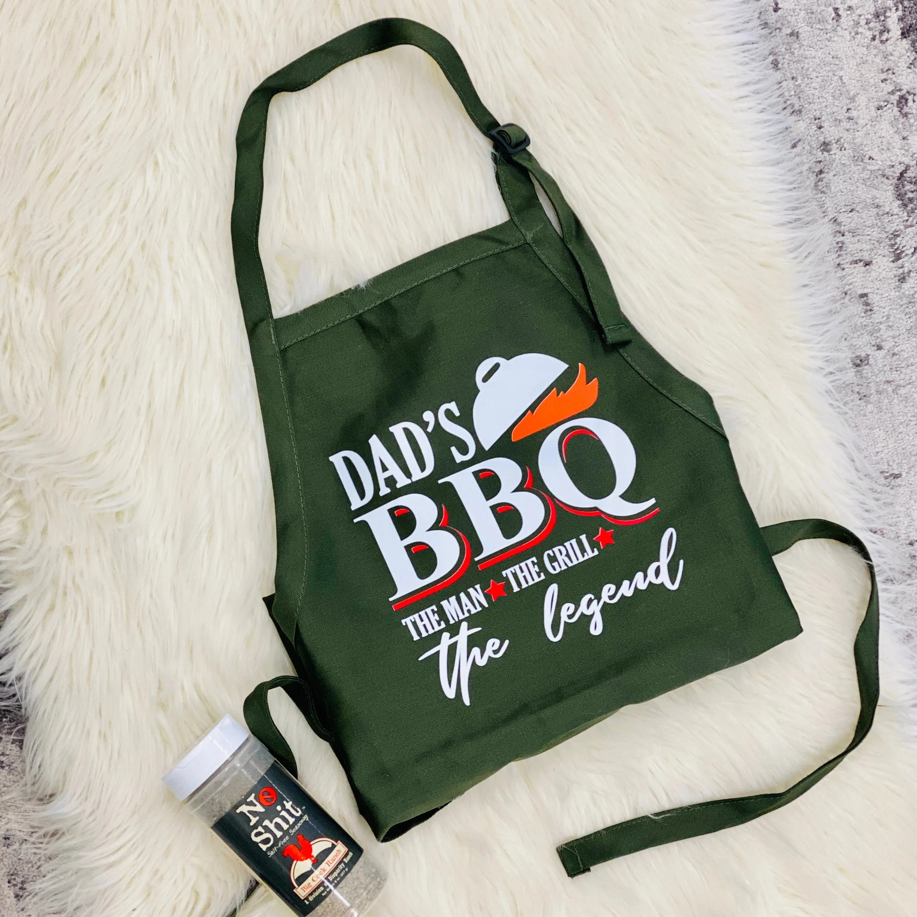 Dad's BBQ Apron - Green