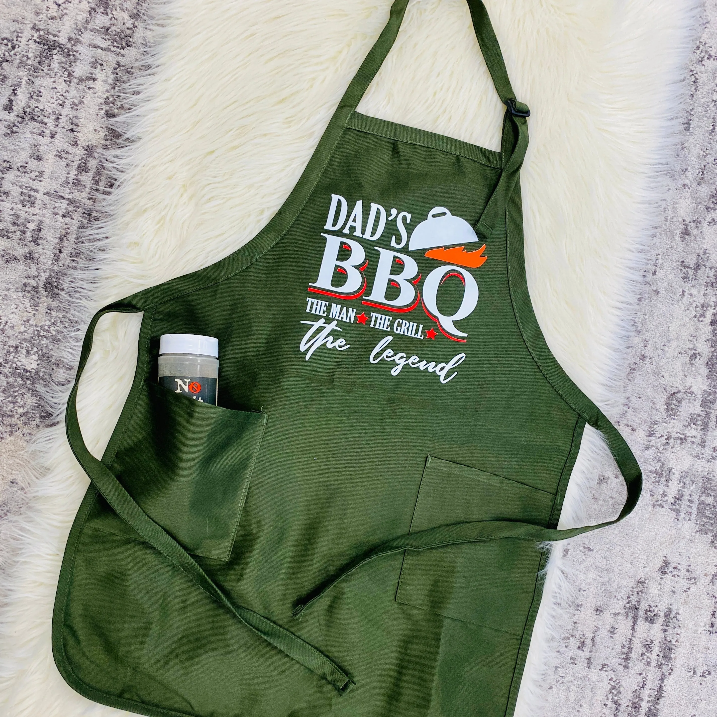 Dad's BBQ Apron - Green