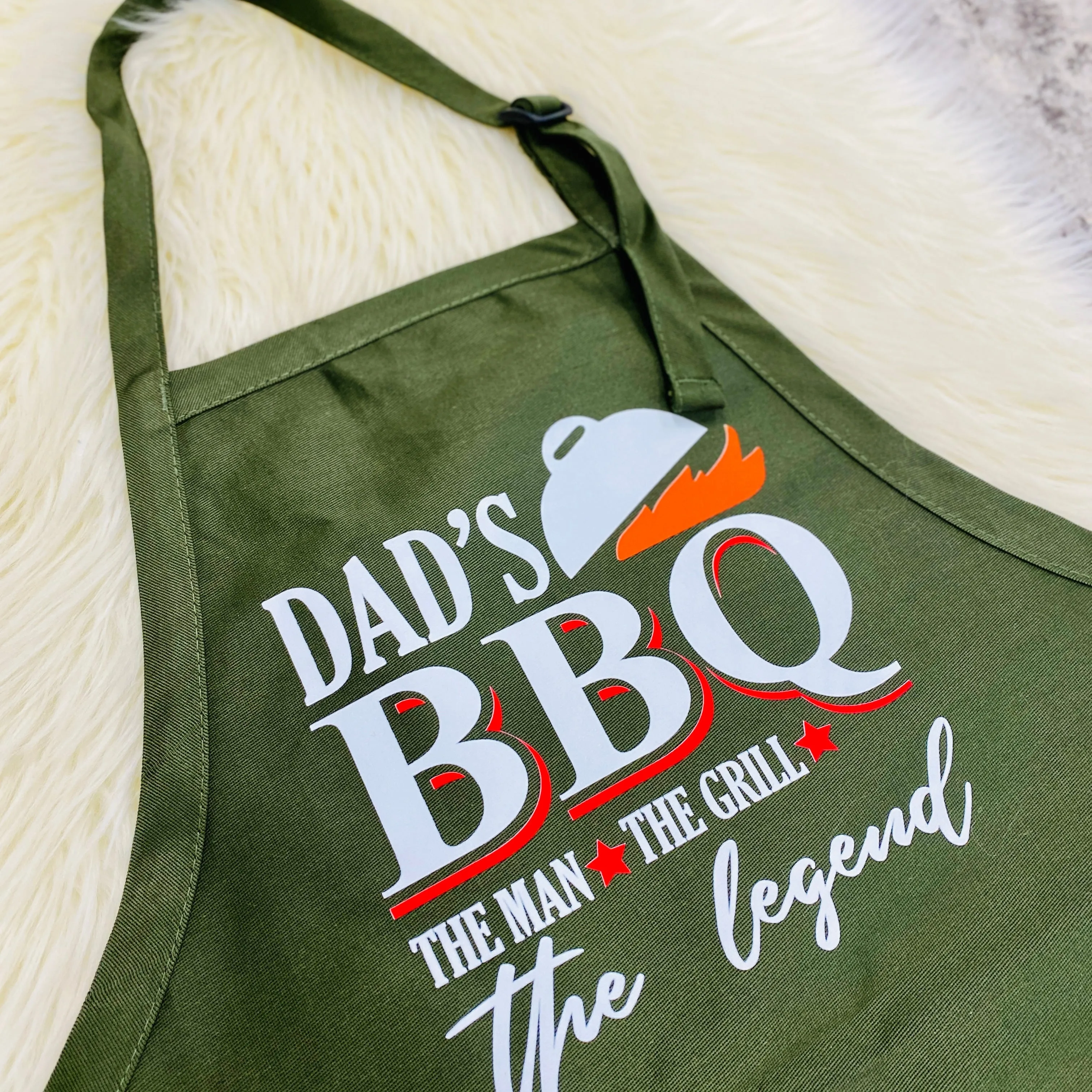 Dad's BBQ Apron - Green