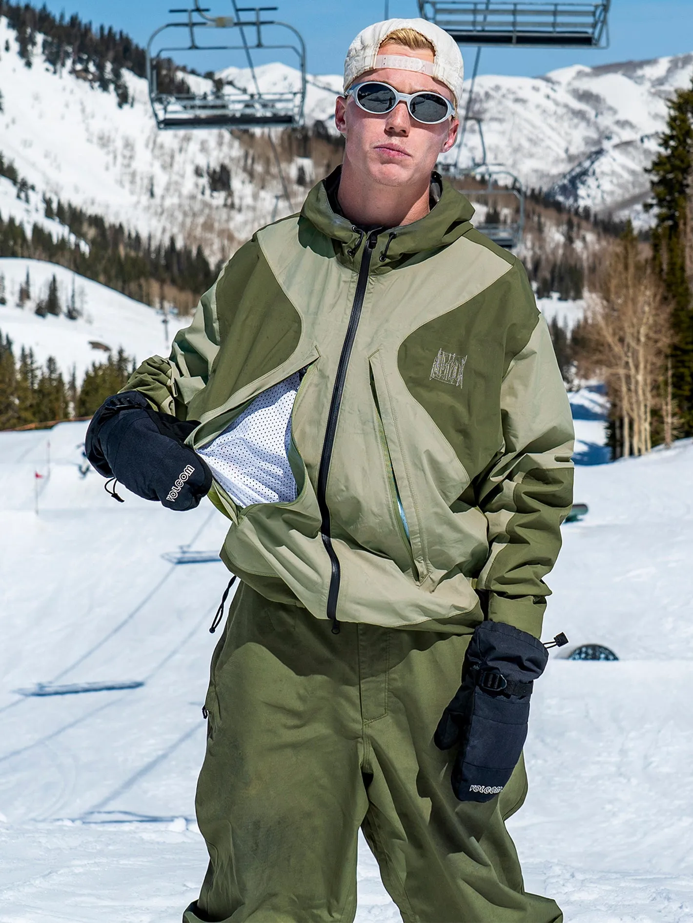 Feeltoogood Gore-Tex Jacket - Light Military