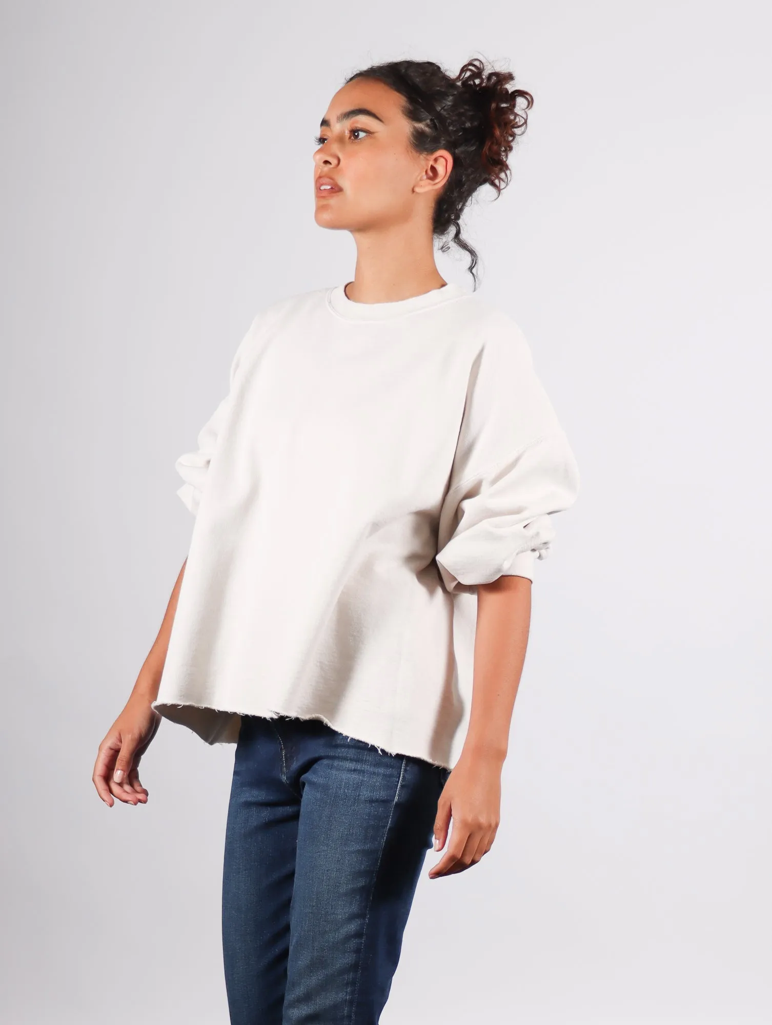 Fond Sweatshirt in Dirty White by Rachel Comey