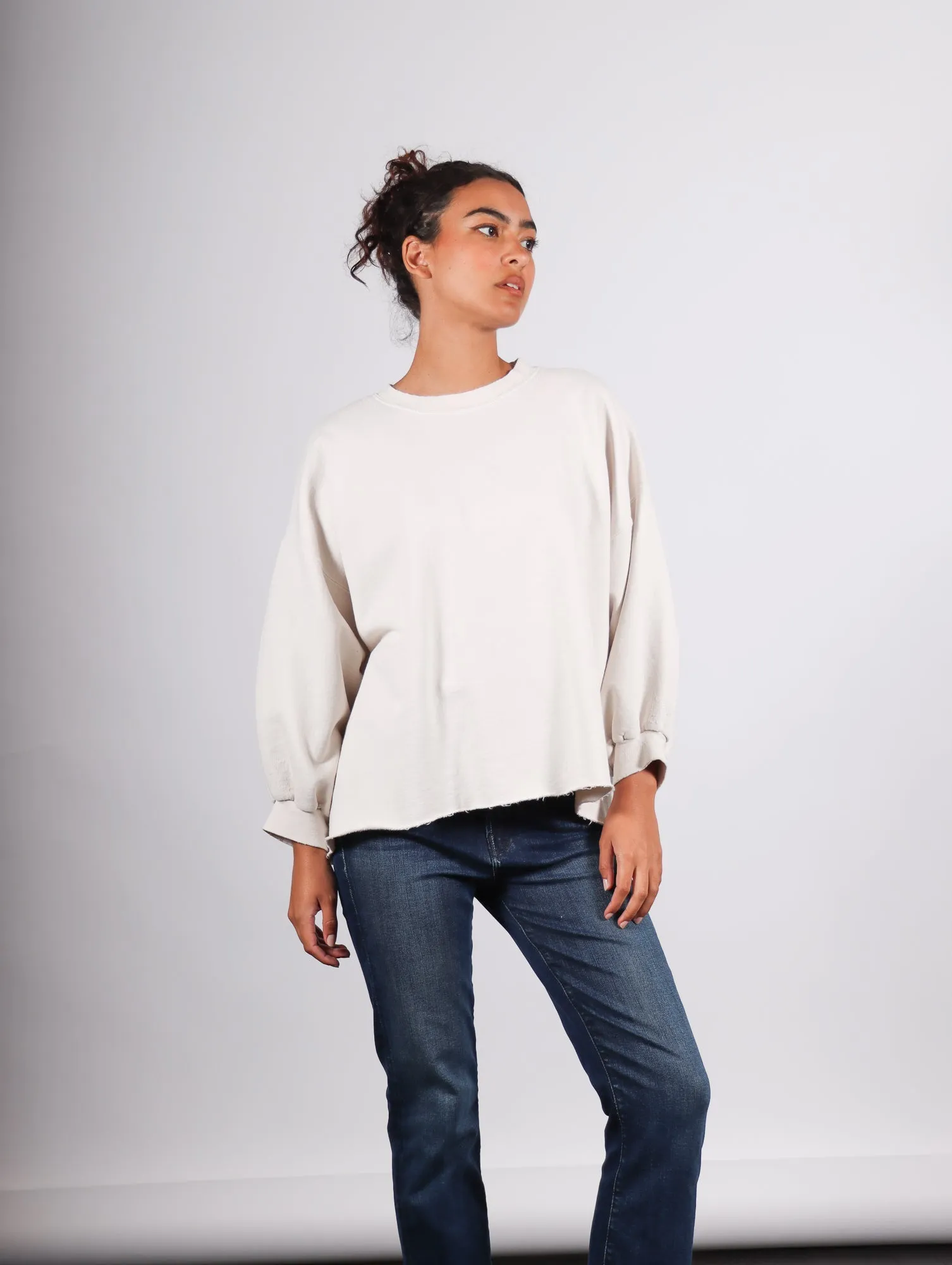 Fond Sweatshirt in Dirty White by Rachel Comey