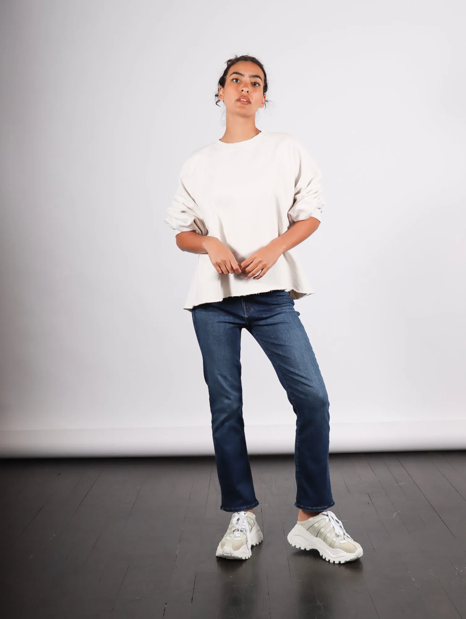 Fond Sweatshirt in Dirty White by Rachel Comey