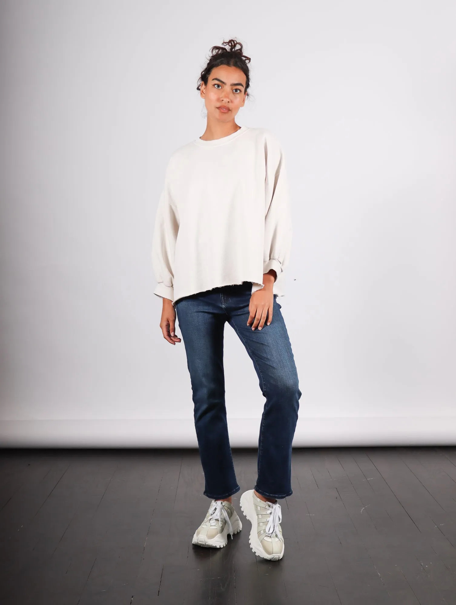 Fond Sweatshirt in Dirty White by Rachel Comey