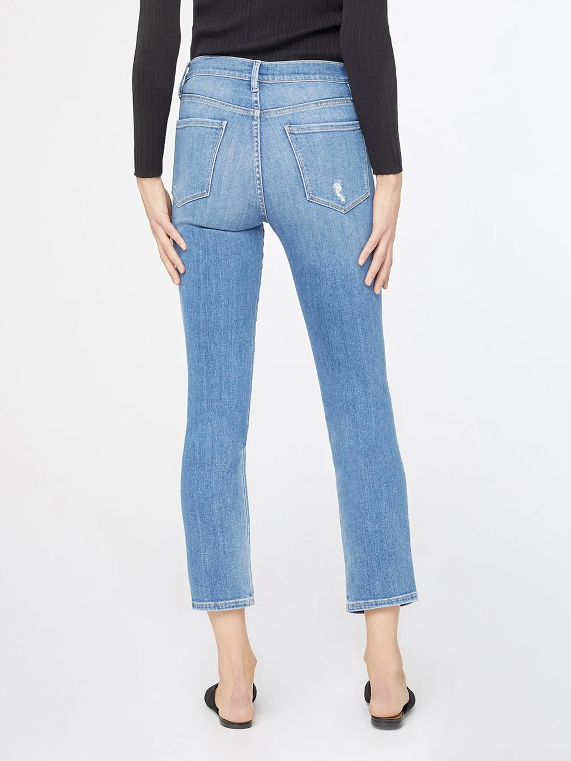 Frame - Le Sylvie Slender Straight Leg Jeans in Sonoma