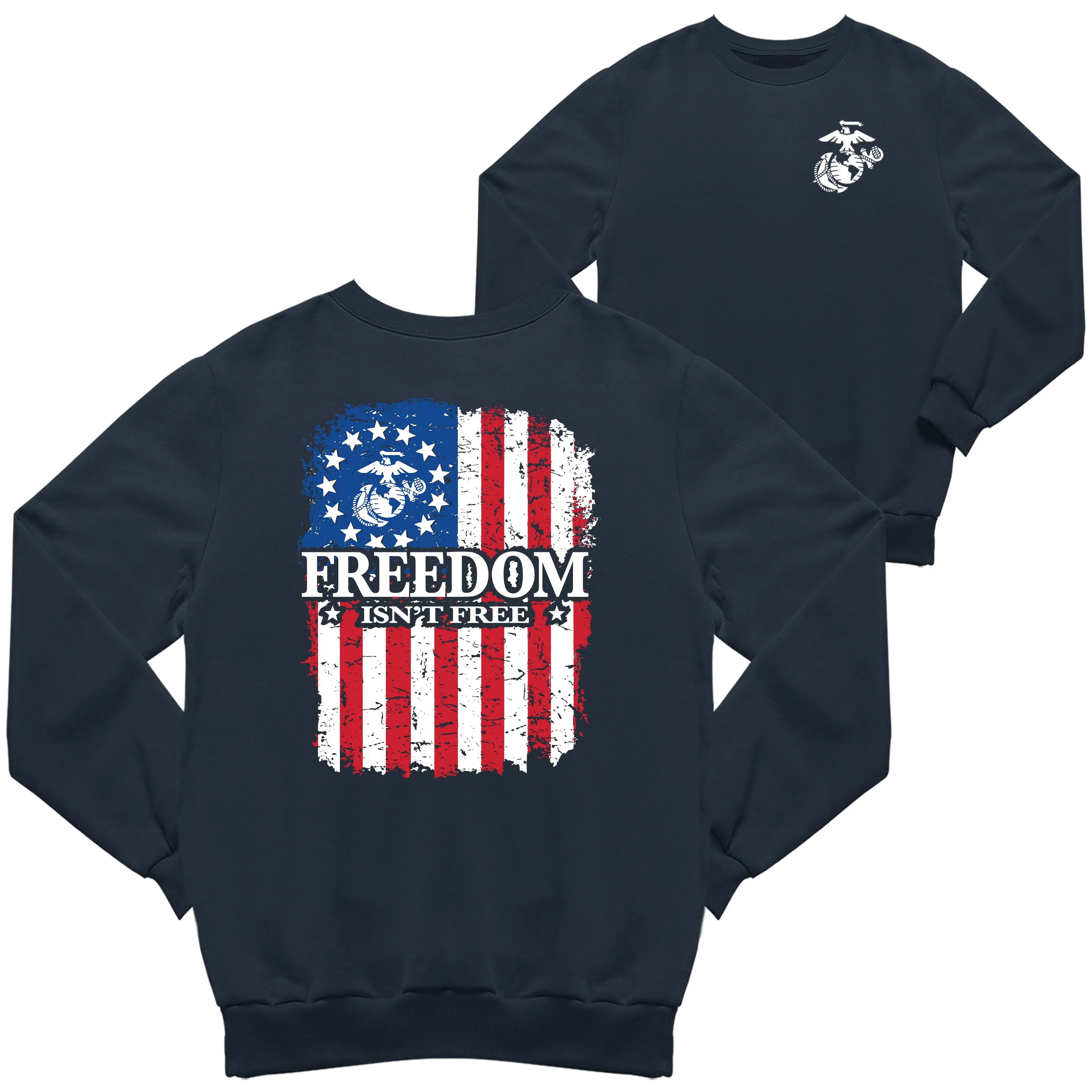 Freedom Flag 2-Sided Sweatshirt