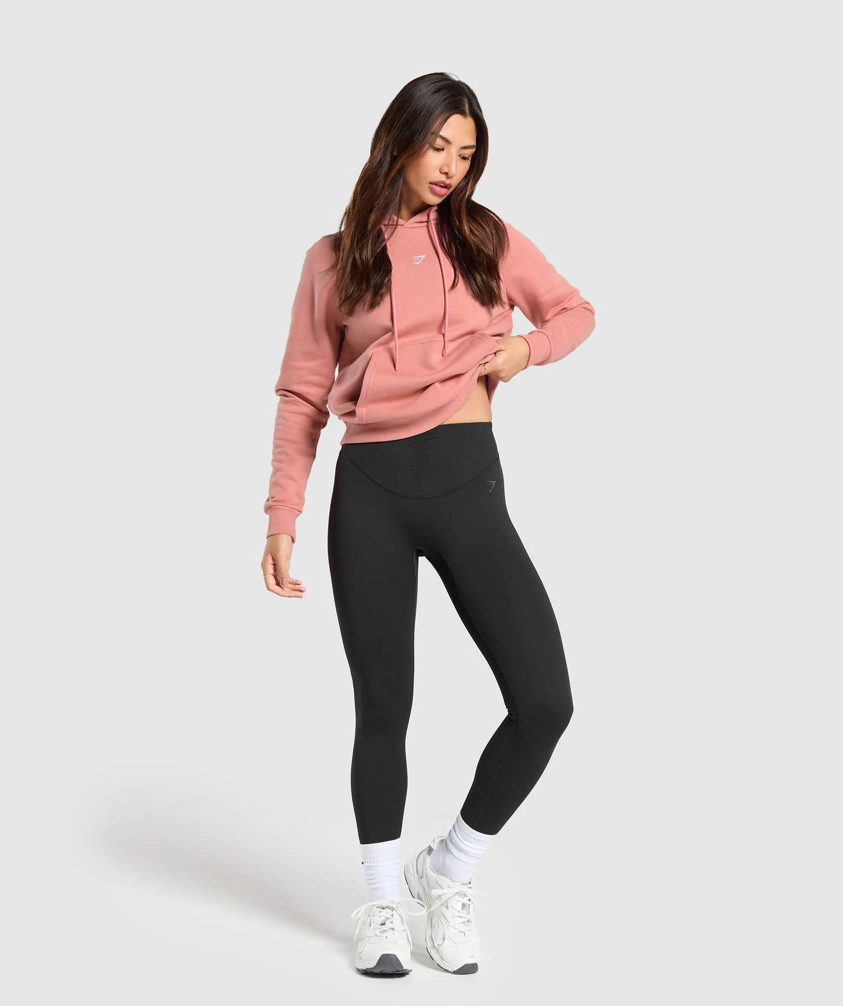 Gymshark Training Fleece Regular Hoodie - Classic Pink