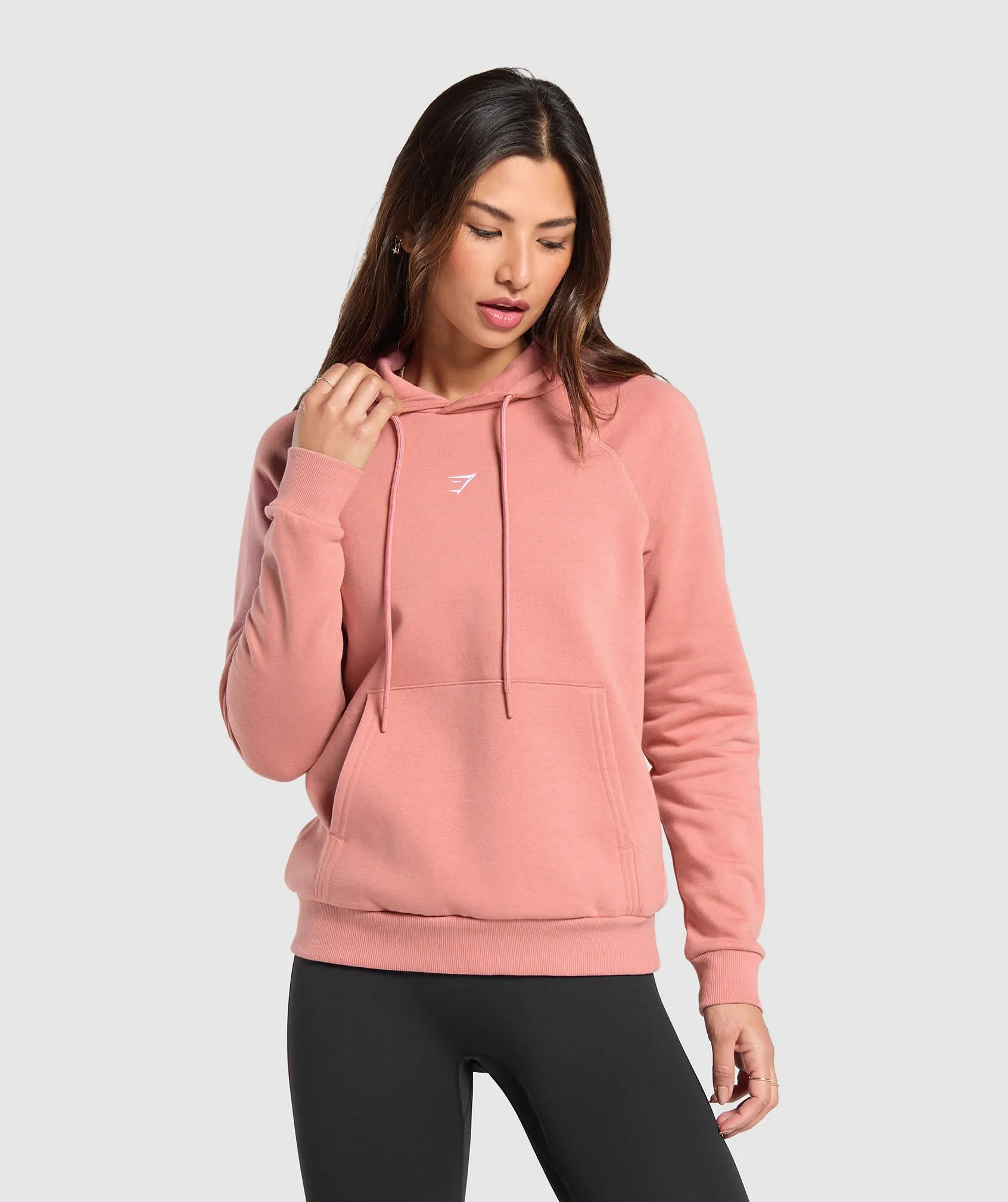 Gymshark Training Fleece Regular Hoodie - Classic Pink