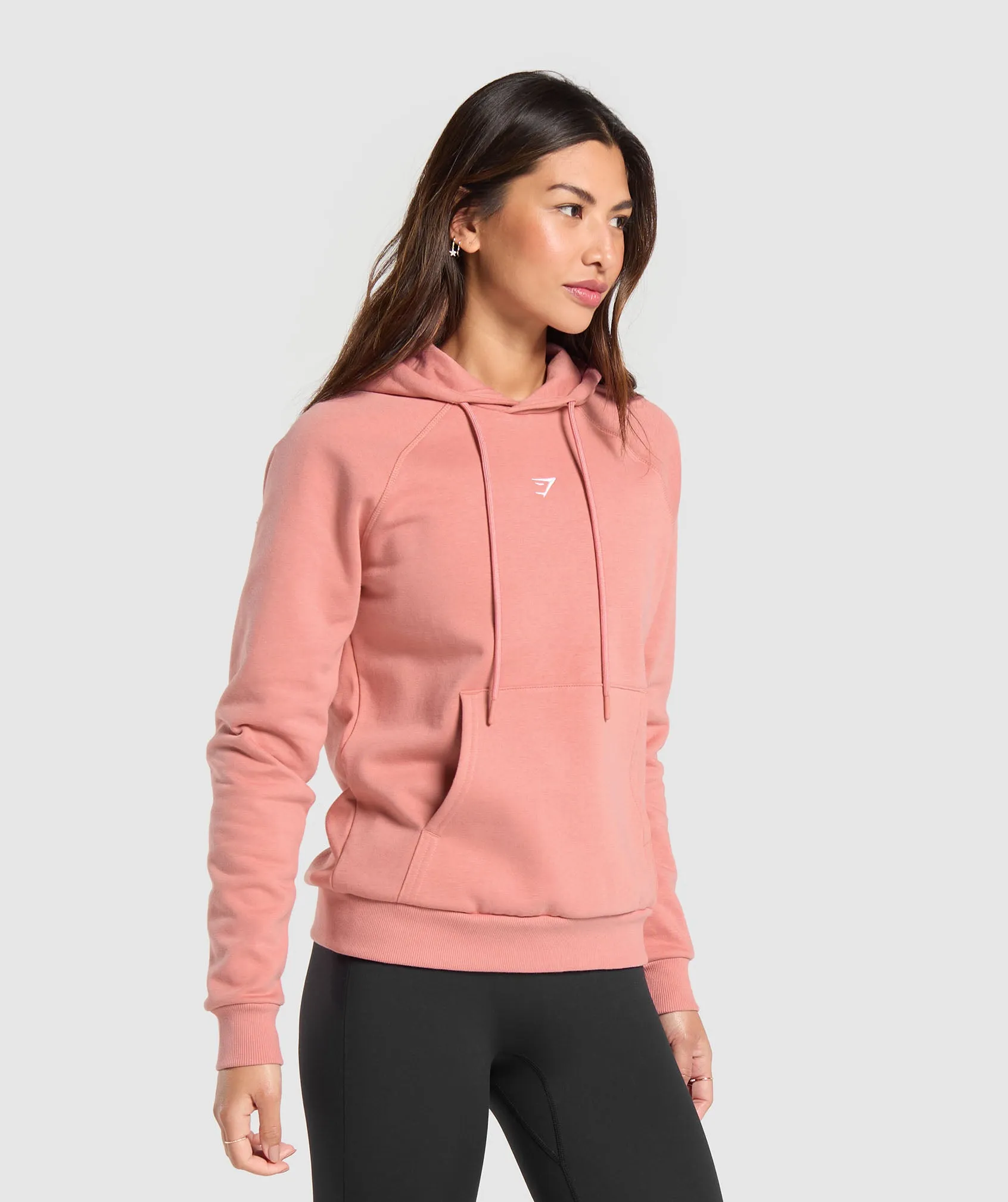 Gymshark Training Fleece Regular Hoodie - Classic Pink