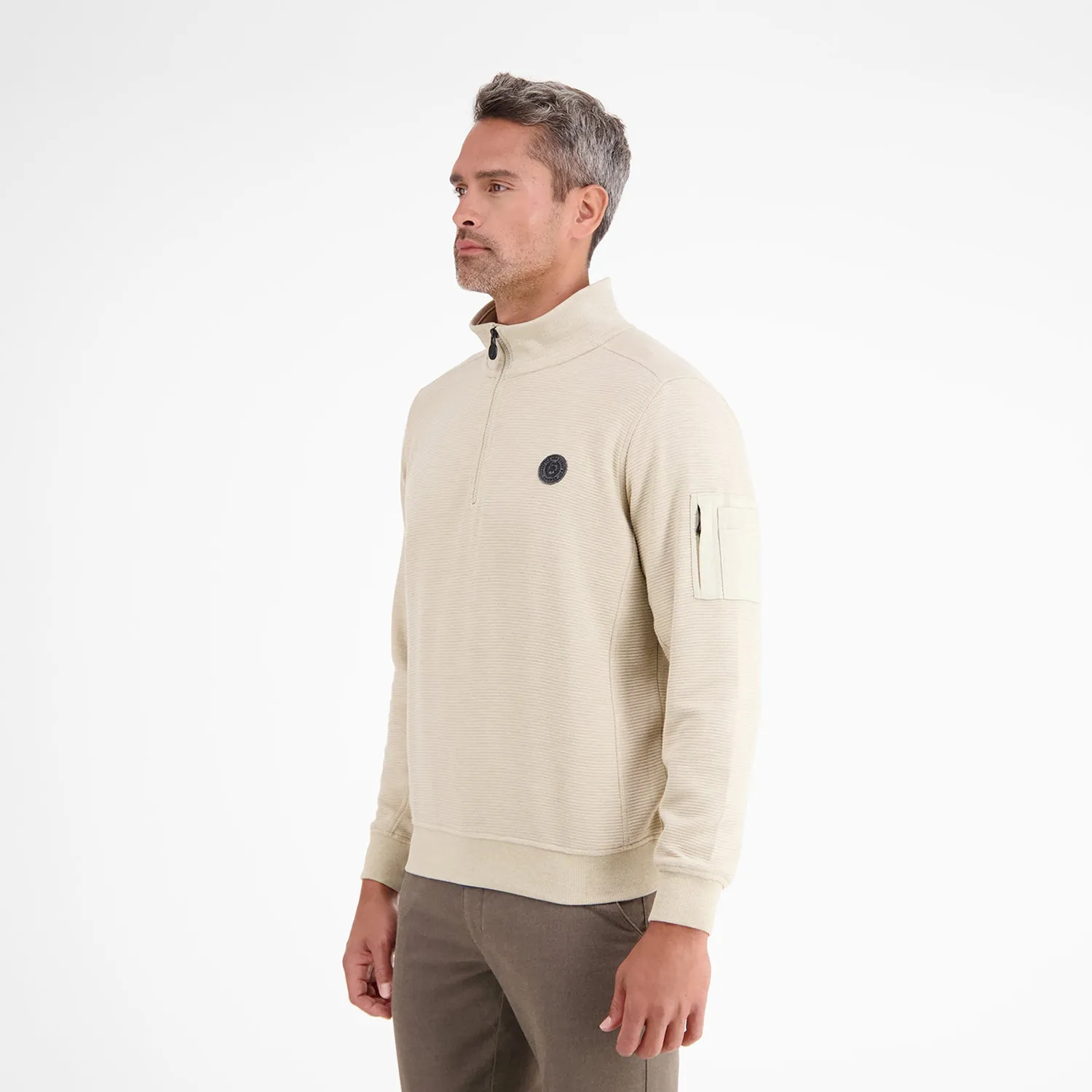 Lerros 1/4 Zip Troyer Polo Ls 4436 K