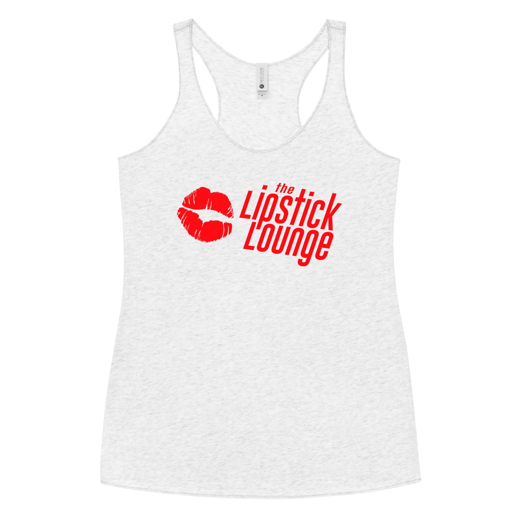 Lipstick Lounge Red Logo Racerback Tank