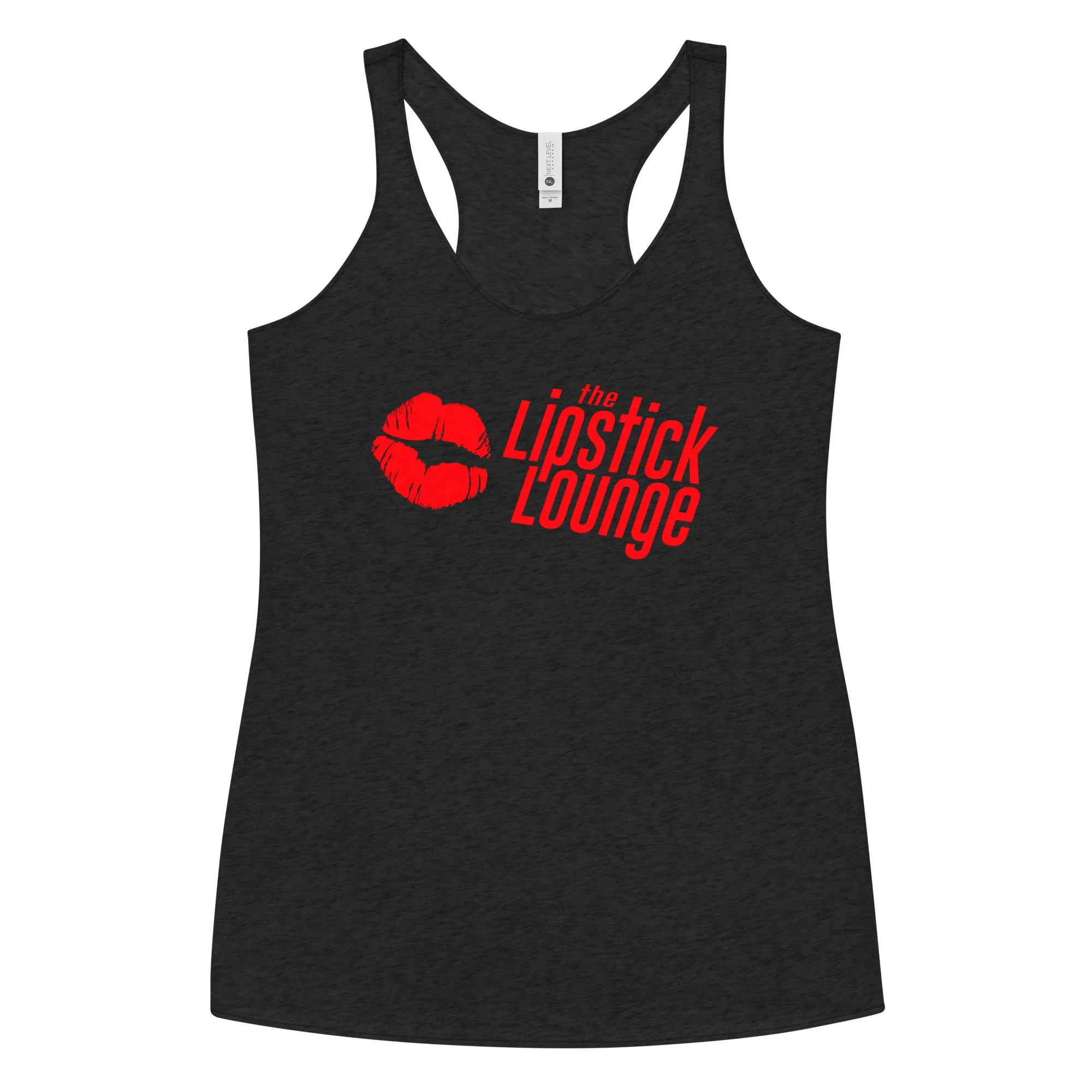 Lipstick Lounge Red Logo Racerback Tank