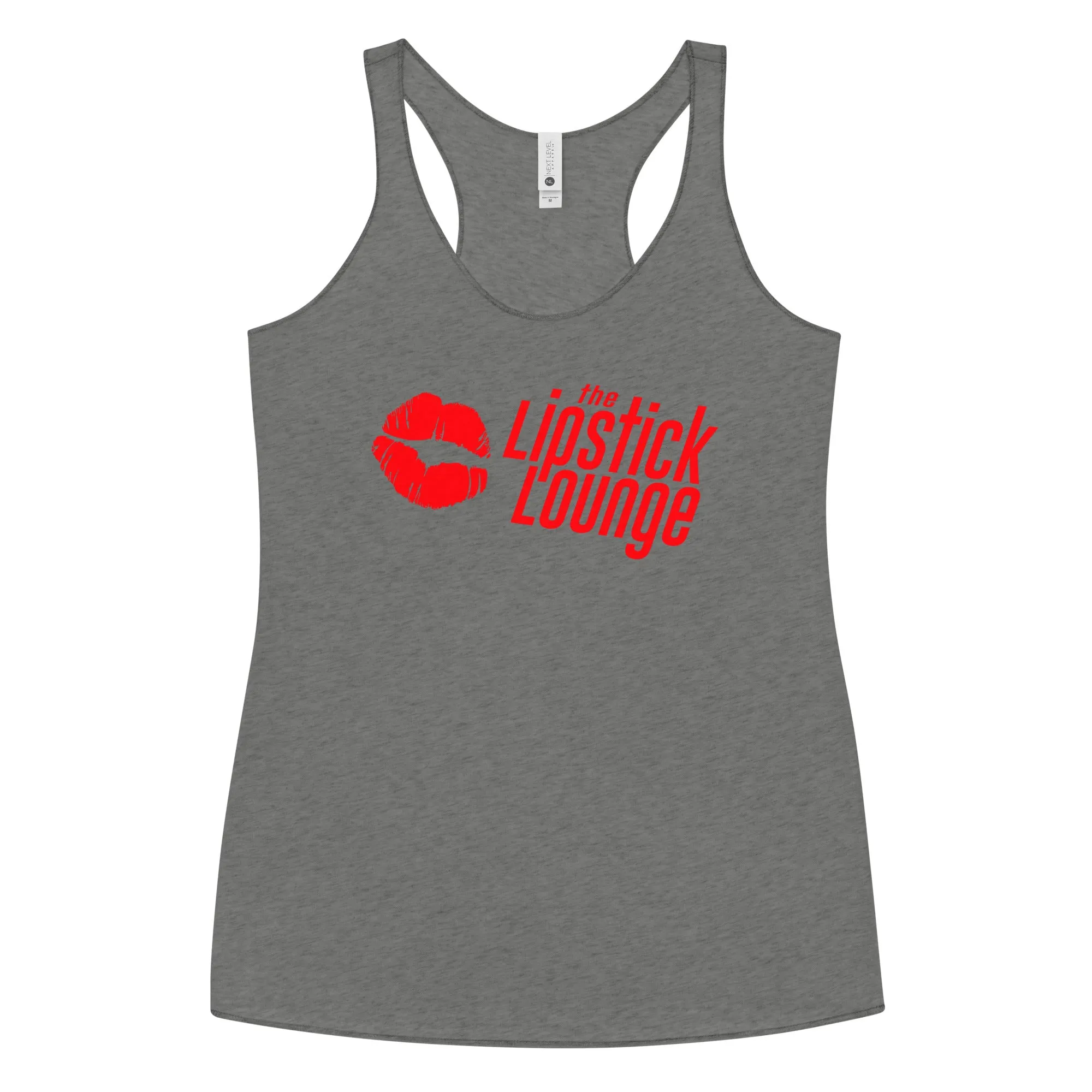 Lipstick Lounge Red Logo Racerback Tank