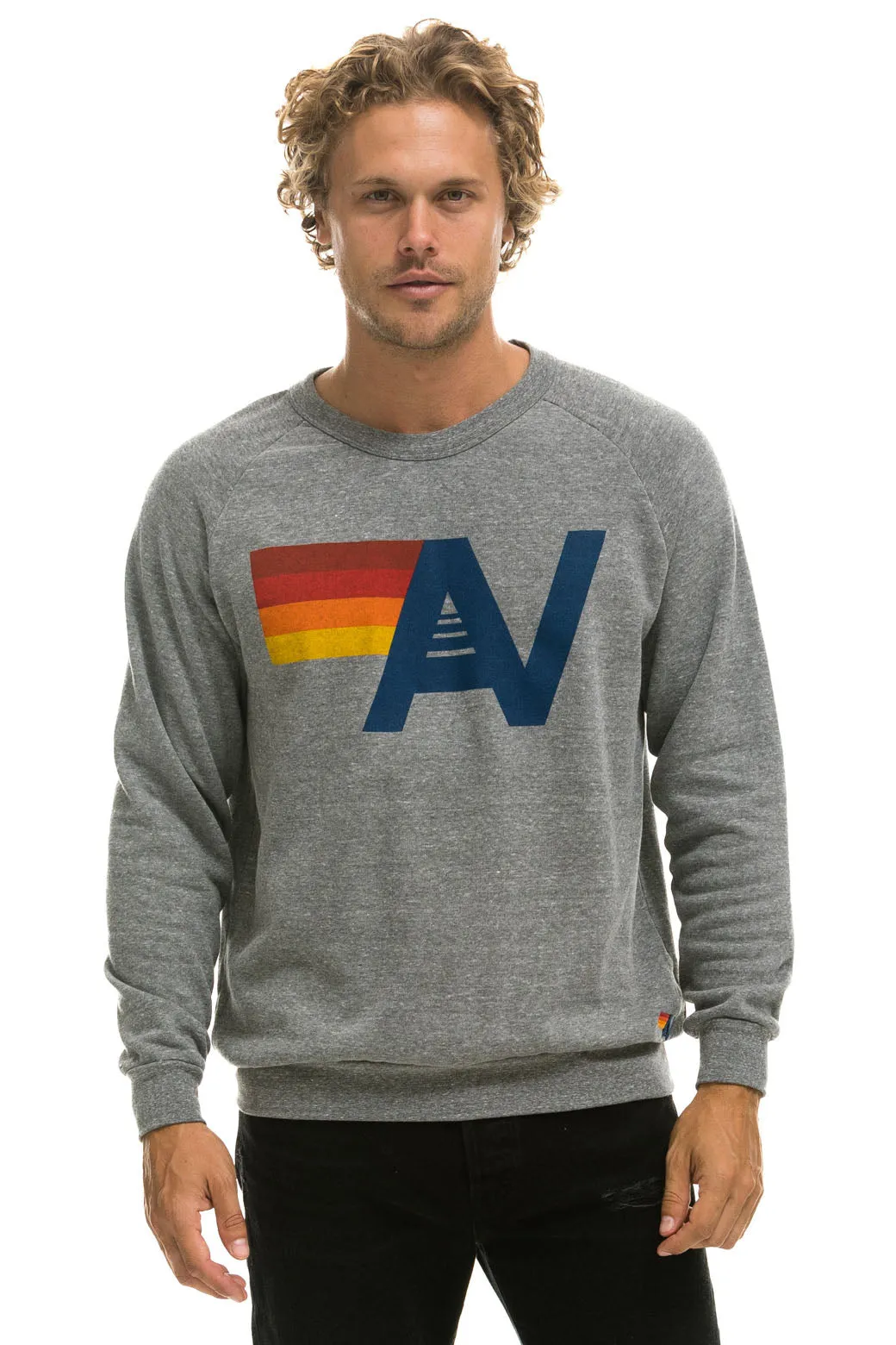 LOGO SWEATSHIRT - HEATHER GREY