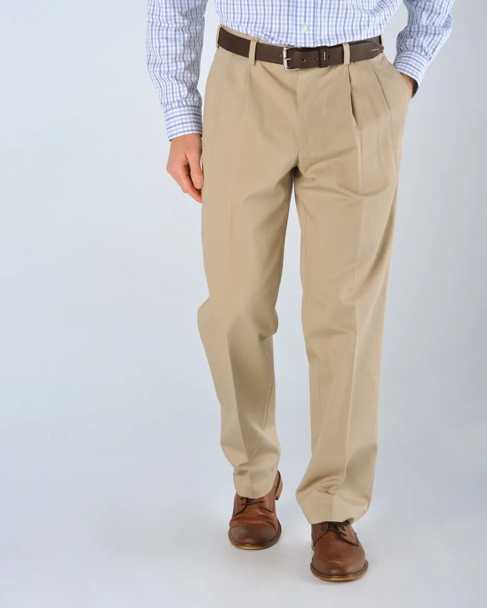 M2P - Classic Fit Pleated - Original Twill Cement