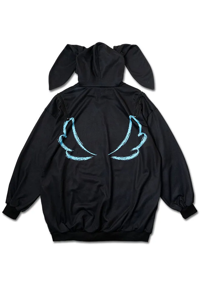 Mill & Nero Blood Mill Black Blue Oversized Hoodie