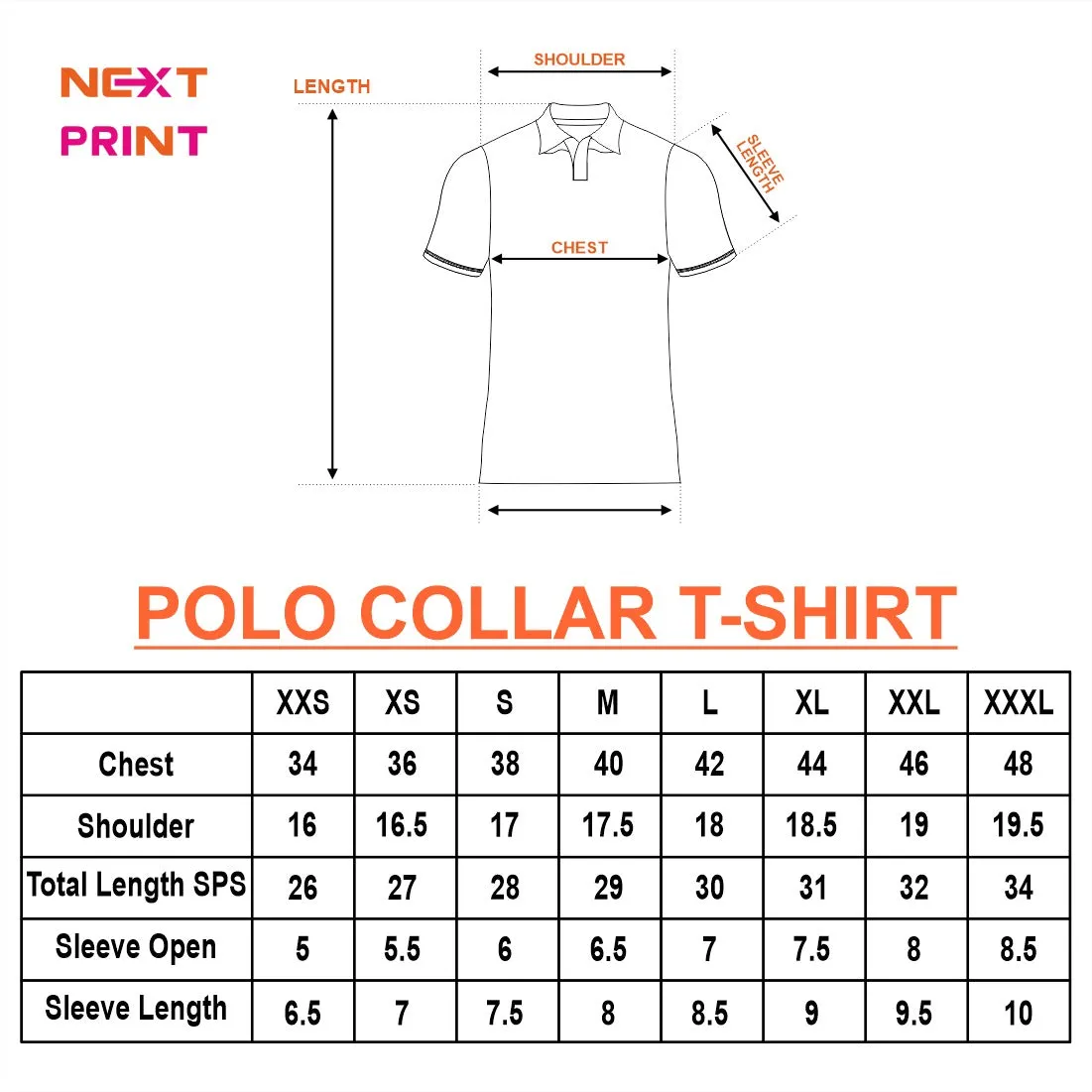 Next Print Customized Polo Neck White Jersey - Design 8