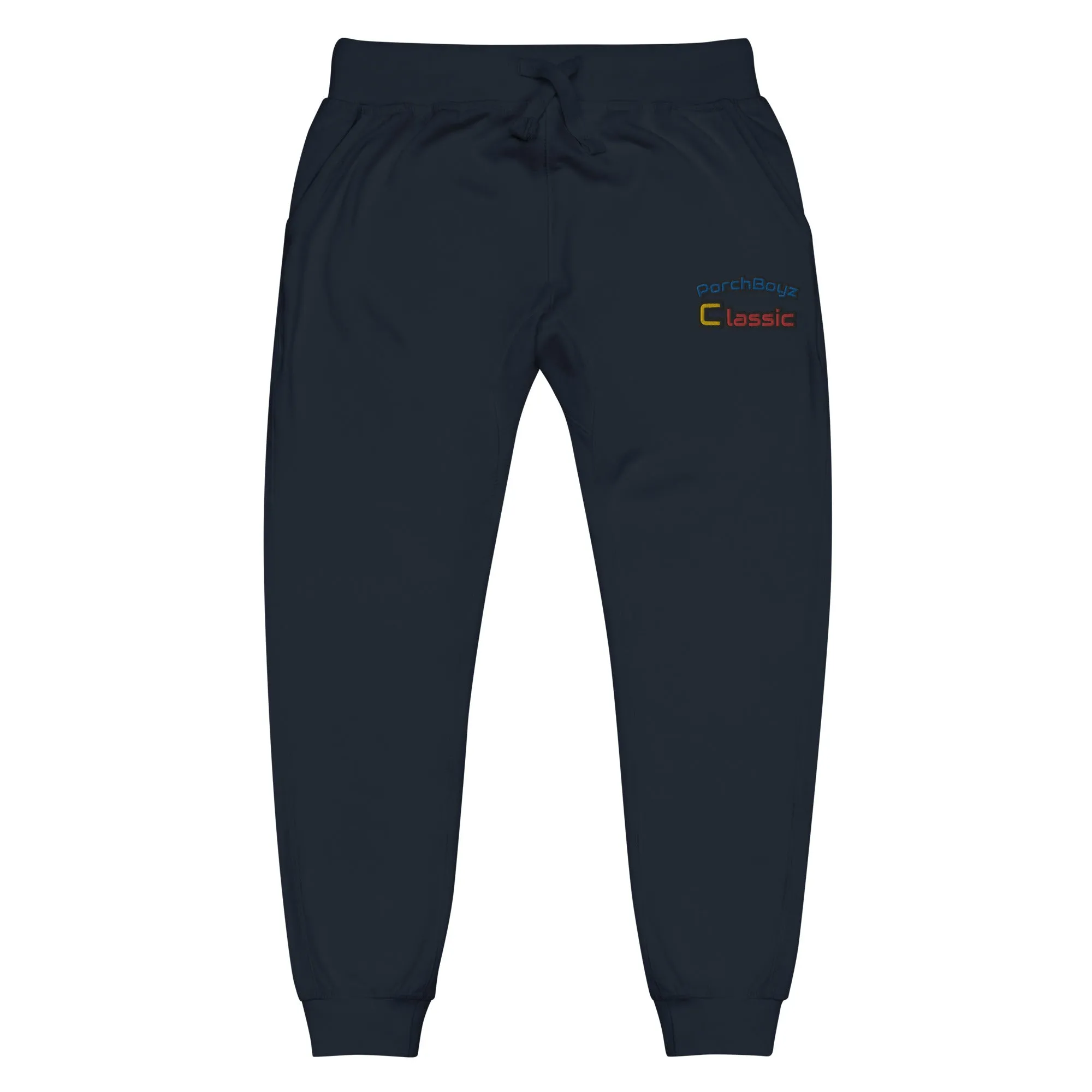 Porchboyz Classic Embroidered Unisex fleece sweatpants