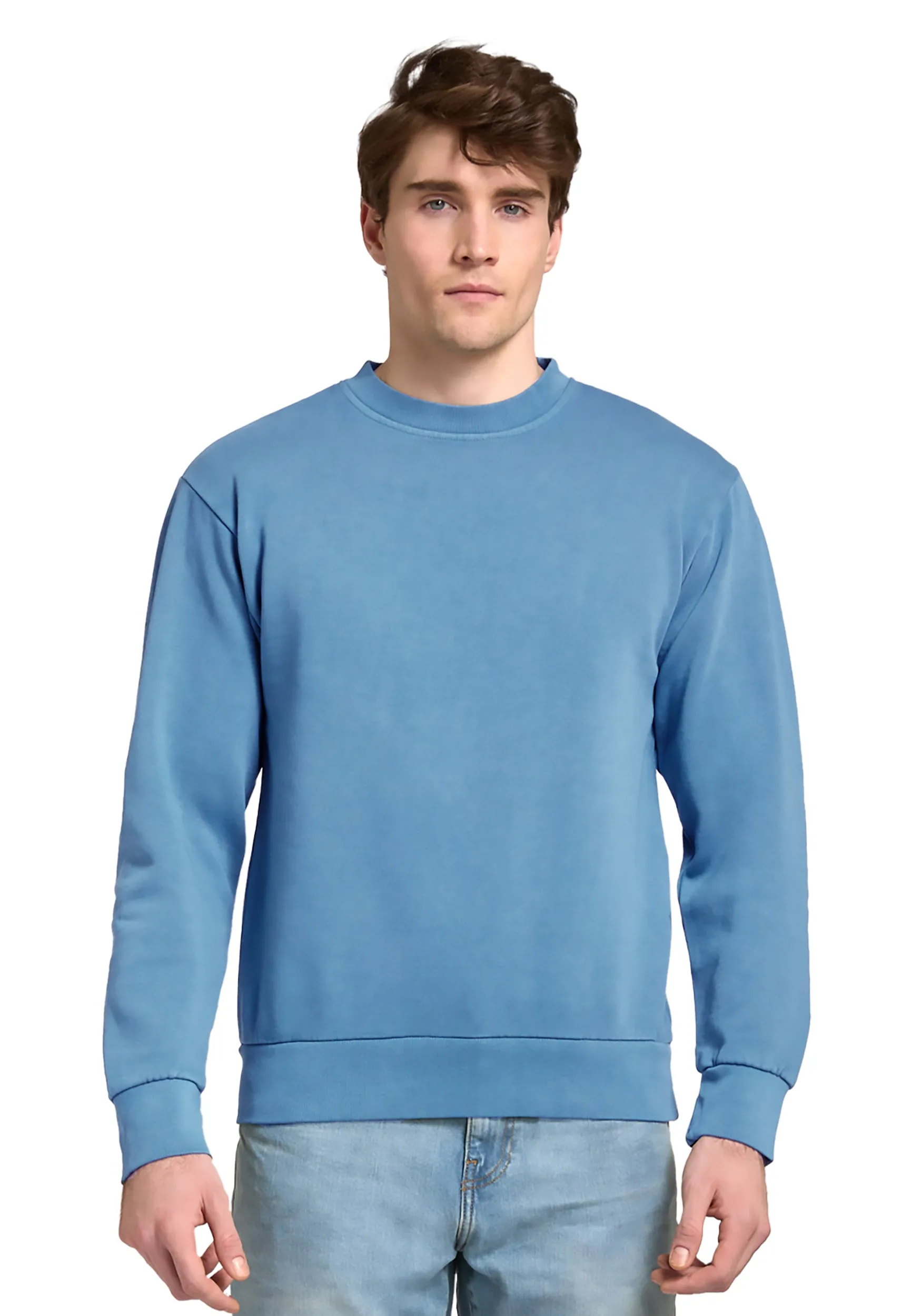 Premium Streetwear Sweatshirt - Pebble Blue