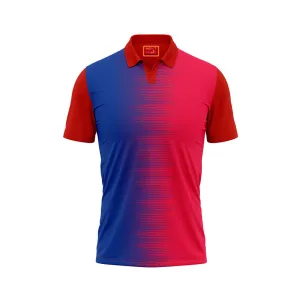 Red Polo Neck Half Sleeve T Shirt Nextprint M160