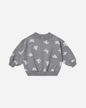 Rylee and Cru Relaxed Sweatshirt - Birds