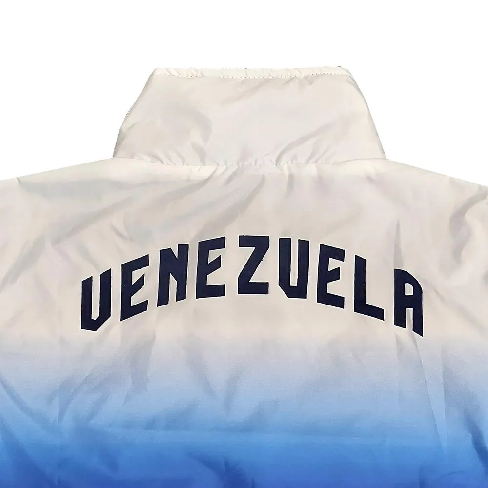 Skyros Venezuela Juegos olímpicos Tokio 2020 chaqueta de entrenamiento para mujeres azul con blanco