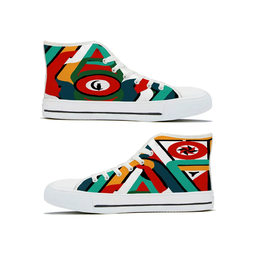 Tembe Art Maroons High Canvas