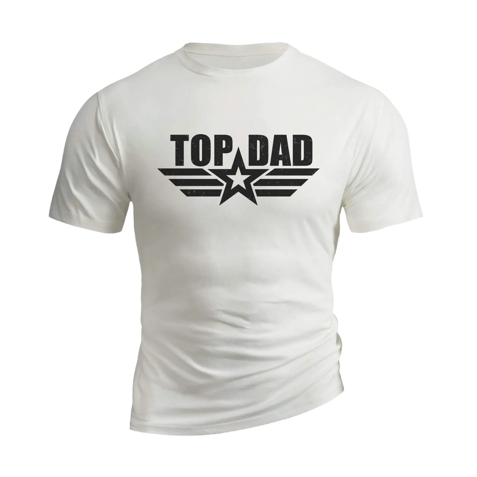 TOP DAD STAR 100%Cotton GRAPHIC TEE