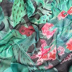 Tropical Leaf Scarf