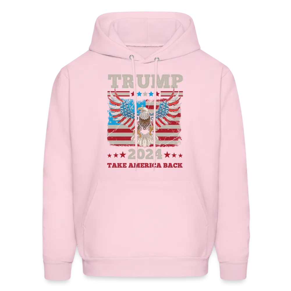 Trump 2024 Take America Back (Flag & Eagle) Hoodie