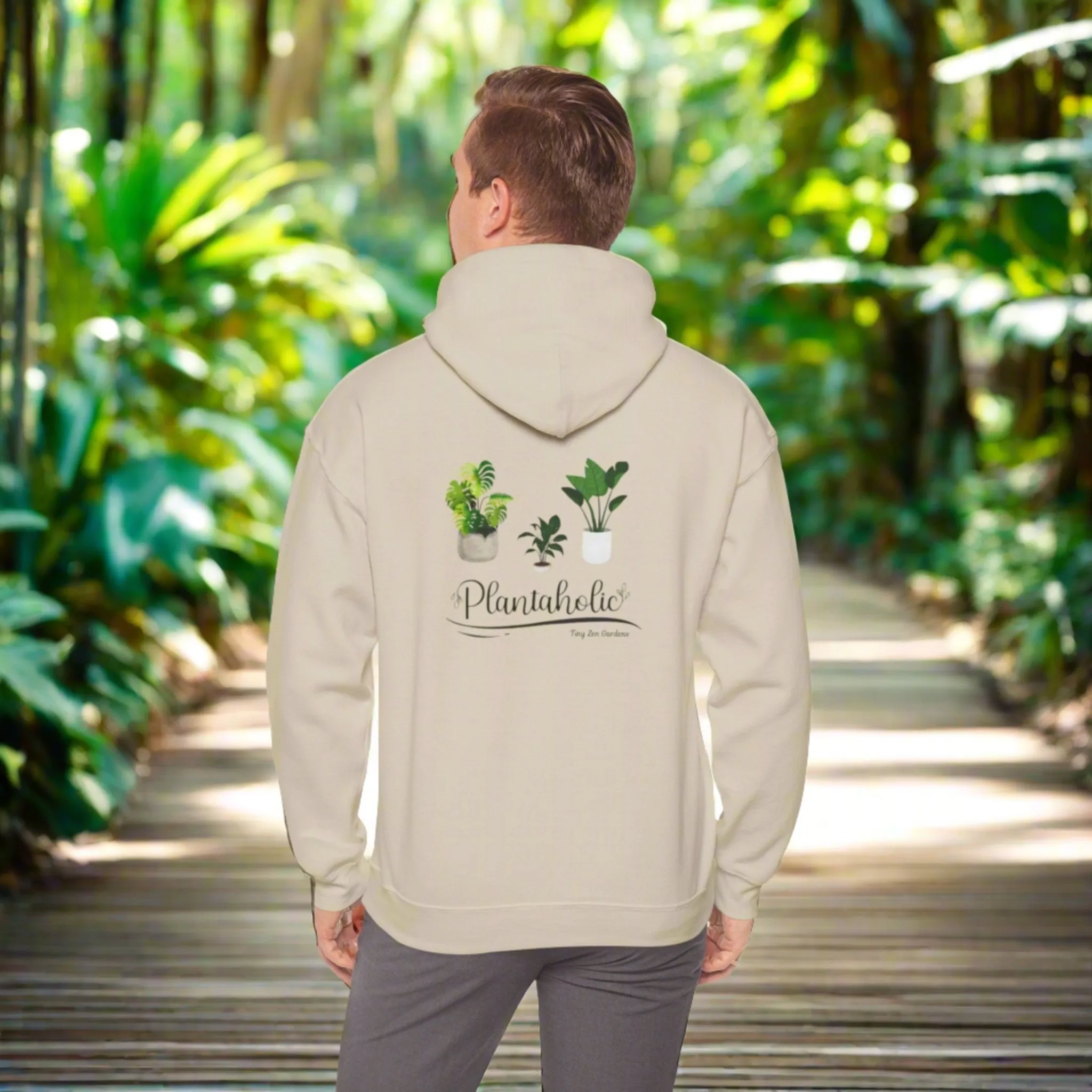 Unisex Heavy Blend™ Hooded Sweatshirt | Plantaholic | Tiny Zen Gardens