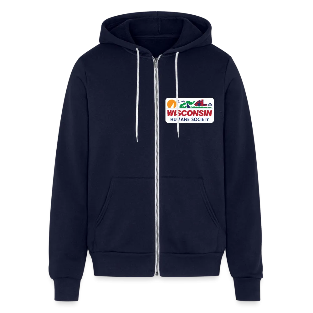 WHS License Plate Bella   Canvas Unisex Full Zip Hoodie