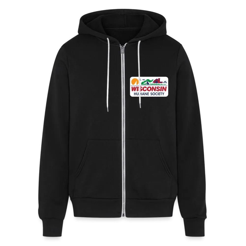 WHS License Plate Bella   Canvas Unisex Full Zip Hoodie