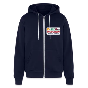 WHS License Plate Bella   Canvas Unisex Full Zip Hoodie