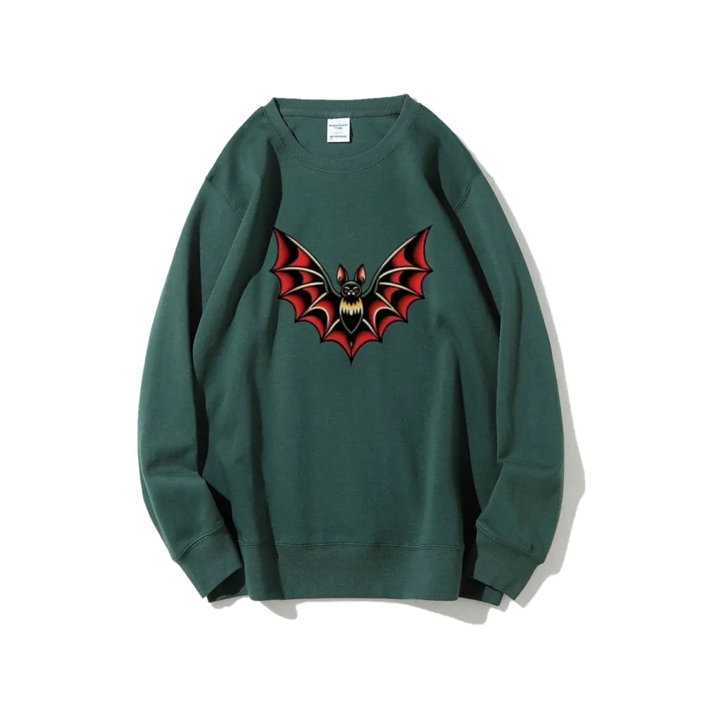 Women Bat Graphic Sweatshirts