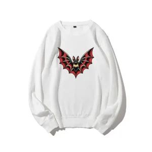 Women Bat Graphic Sweatshirts